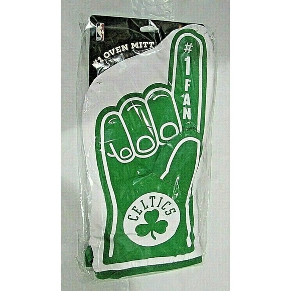 NBA Boston Celtics #1 FAN FINGER Oven Mitt by You the fan - Picture 1 of 2